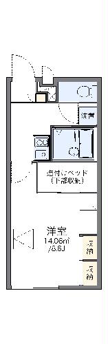 レオパレスヴィヴァーチェの間取り