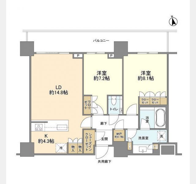 ブランズ渋谷桜丘の間取り