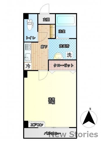 フィネス出来島の間取り