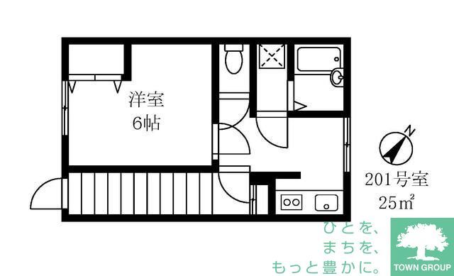 東京都品川区旗の台５（アパート）の賃貸物件の間取り