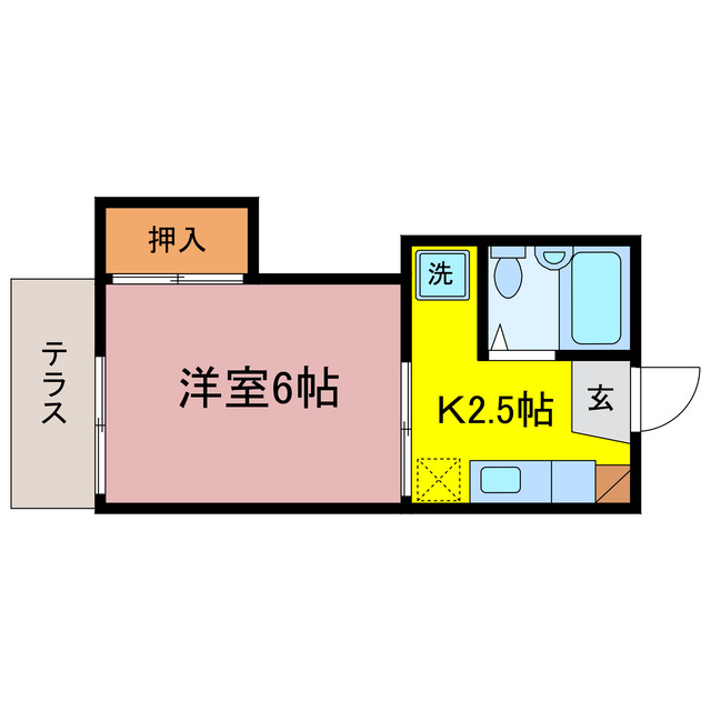 シティーハイツの間取り