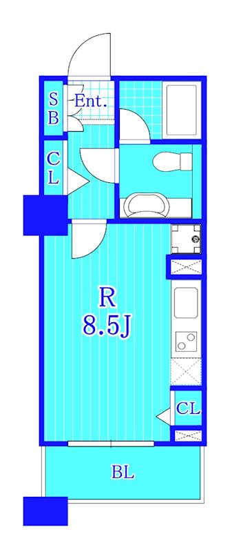 ドゥーエ横浜駅前の間取り