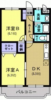 ユーミ－レジデンス光洋IIIの間取り