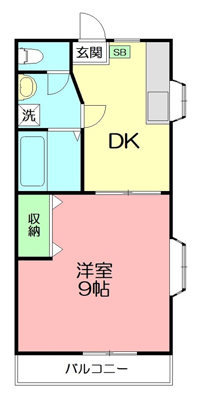 柏柳ビルの間取り