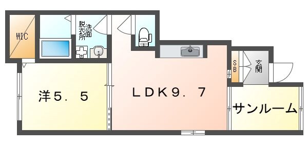 リアンハウスの間取り