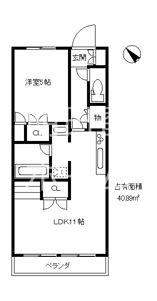 ミハマシティ検見川浜E棟の間取り