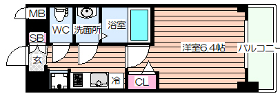 【プレサンス新大阪イオリアの間取り】