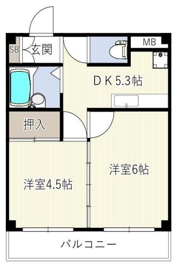 メゾンエルドラードの間取り