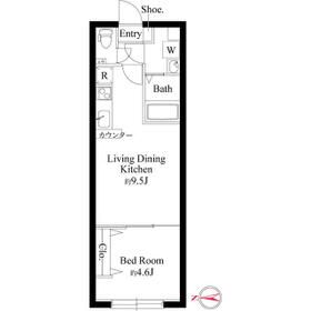 【荒川区荒川のマンションの間取り】