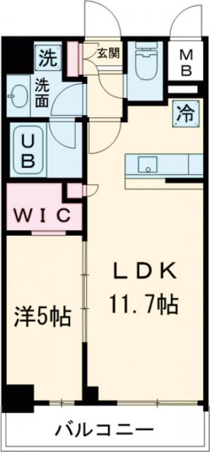 クレストコート錦糸町の間取り