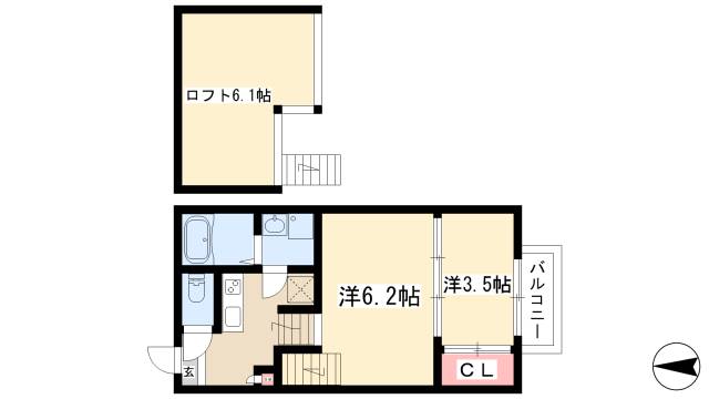 アミティエフレール神明町の間取り