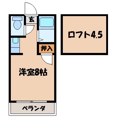 ロードハイツＭの間取り