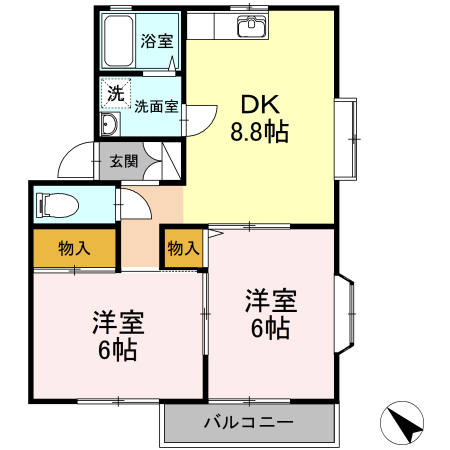 ヴェルドミールの間取り