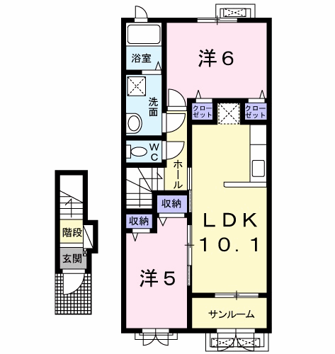 プラシードIVの間取り