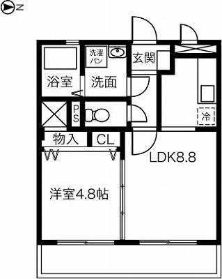 メゾン・ドゥ・Iの間取り