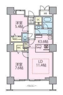 荒川区南千住のマンションの間取り