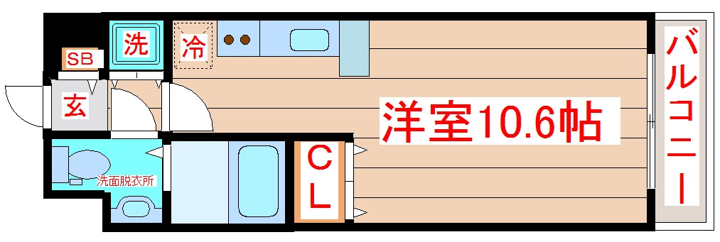 レジディア仙台本町の間取り