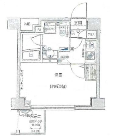 ブライズ東雪谷アジールコートの間取り