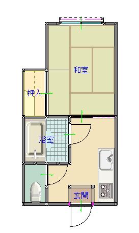 コーポせんの間取り