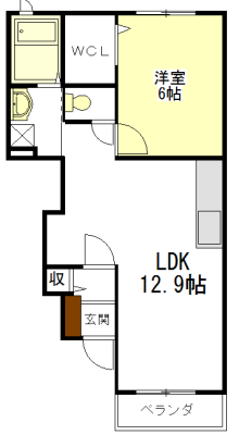 【アヴェニール千里の間取り】