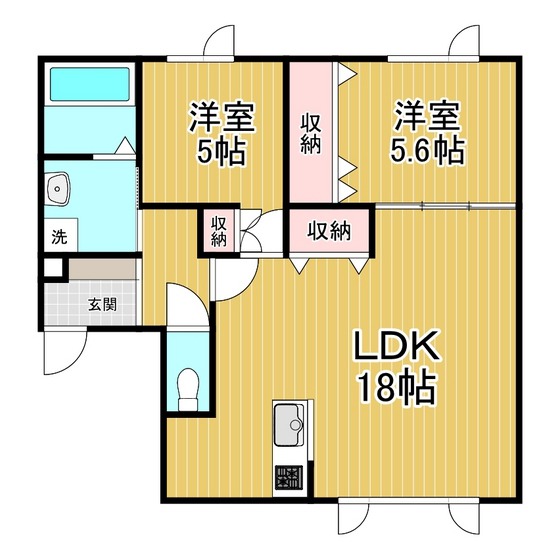 リアンハイムイブの間取り