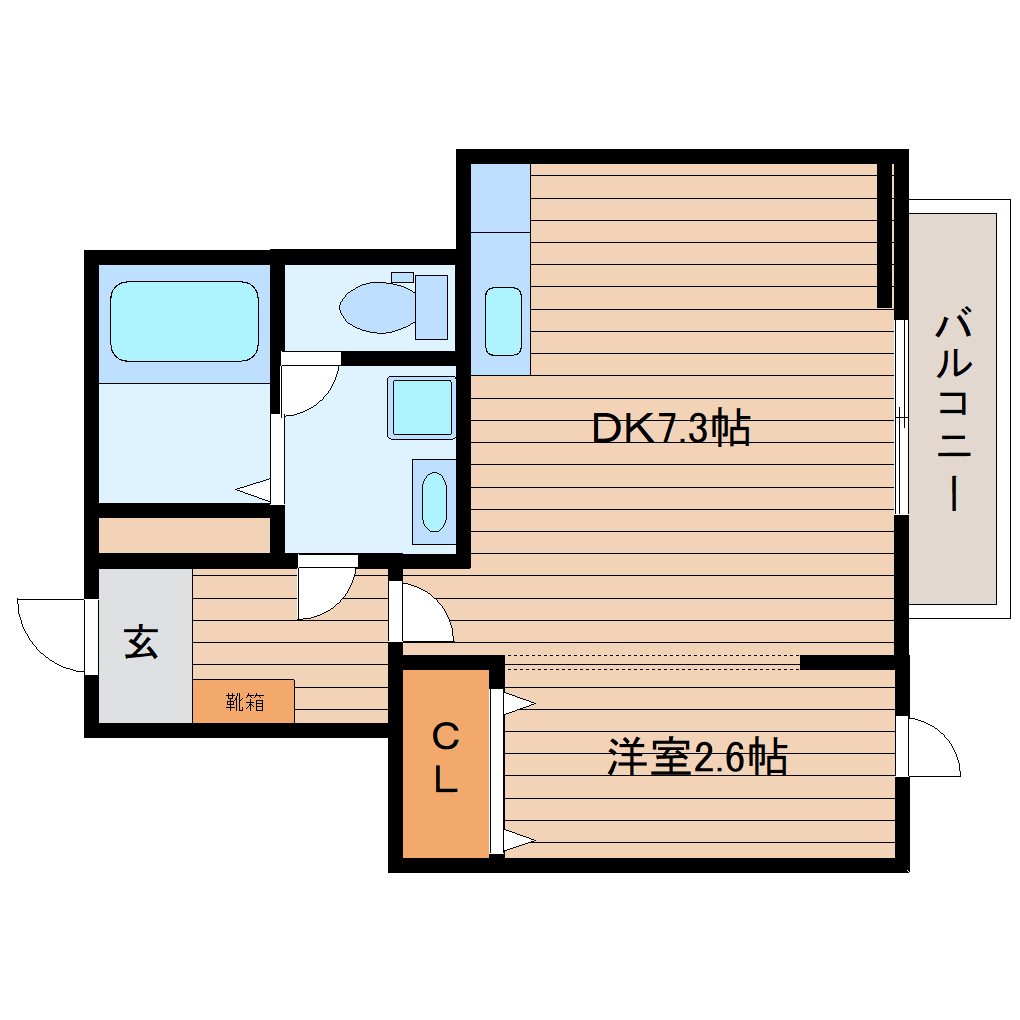 メリディアン中山吉成の間取り