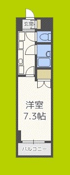 アルファ帝塚山の間取り