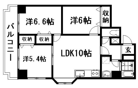 アルテッツァ紺屋町の間取り