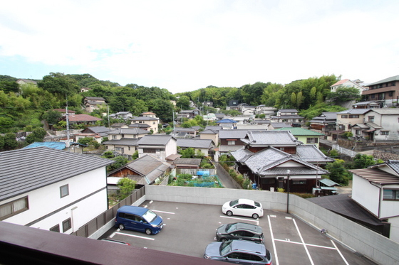 【岡山市中区門田本町のマンションの眺望】