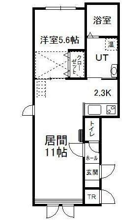 カーサクオーレ滝川の間取り