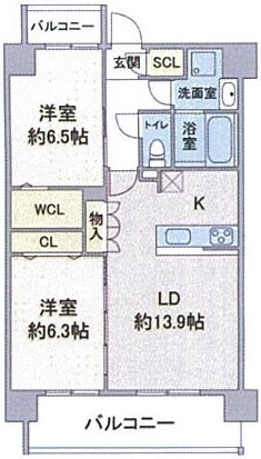 エトワール本郷駅前の間取り