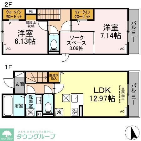 【杉並区高井戸東のアパートの間取り】