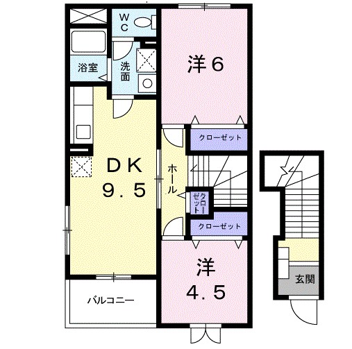 コネクションＡの間取り