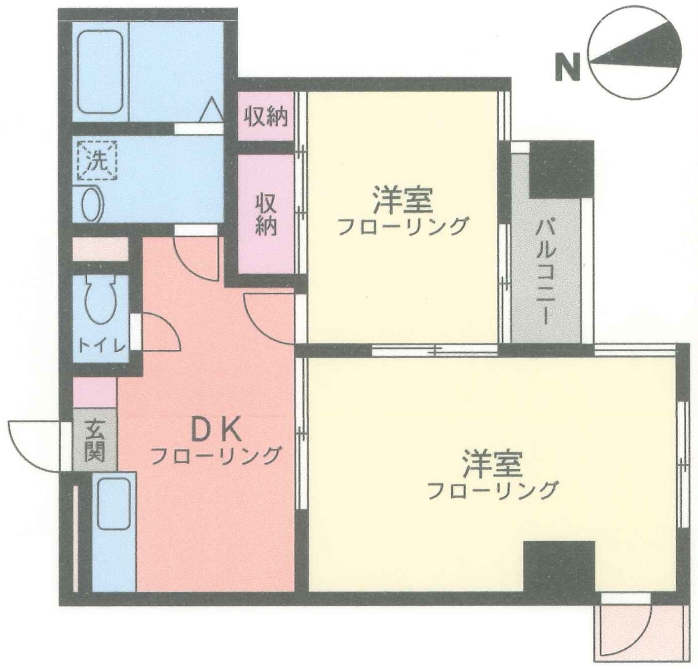 ベルセゾン山手の間取り