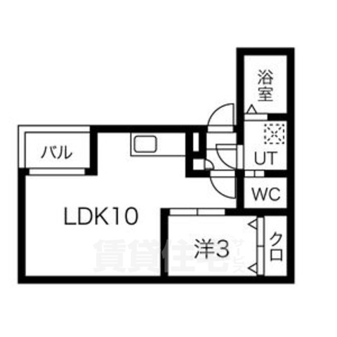 【名古屋市港区錦町のアパートの間取り】