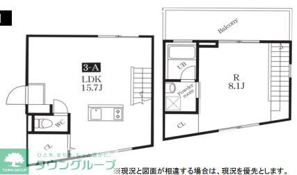 ウノビスタ鶴見Ｂの間取り