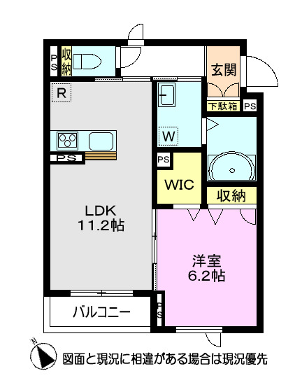 フィールズ　アサカの間取り