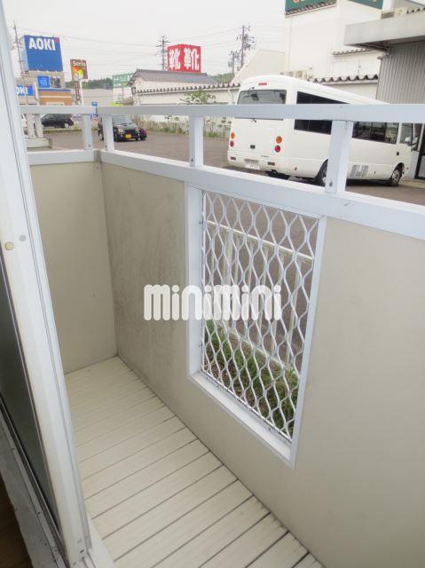 バルコニー　洗濯物もよく乾きそうです