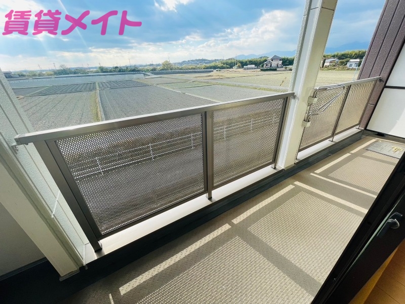 バルコニー　同物件別部屋のお写真です。