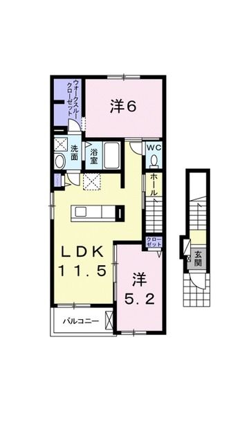 イニツィアーレII_間取り_0