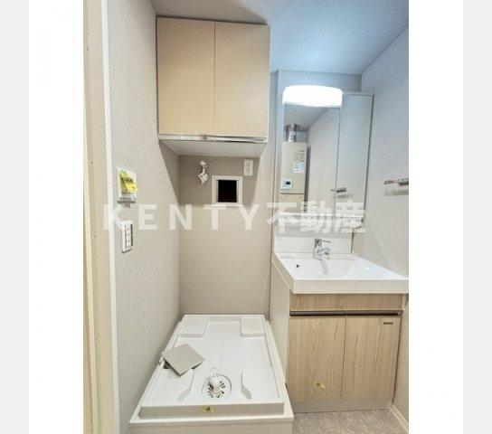 洗面設備　使いやすい洗面所です