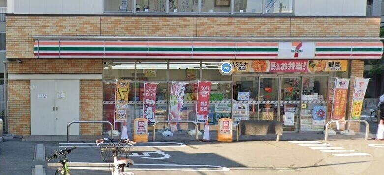 コンビニ　セブンイレブン吹田江坂町2丁目店（コンビニ）まで495m