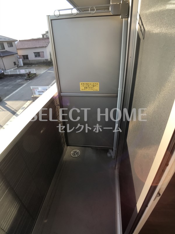 バルコニー　広々としたバルコニーです