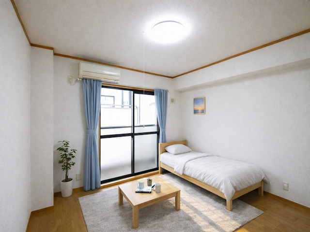 居室・リビング　CGで家具等を配置したもので家具等は含まれません。