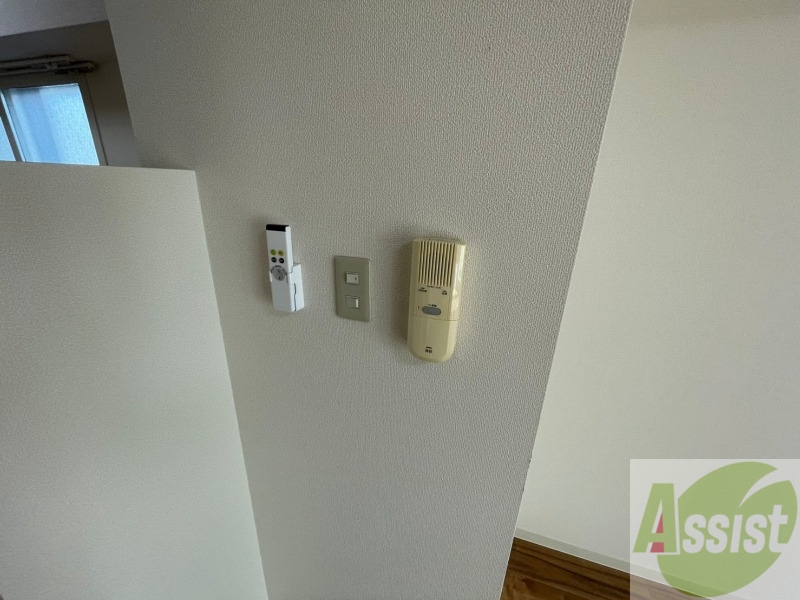 セキュリティ　インターホンで来客確認ができます。安心ですね。