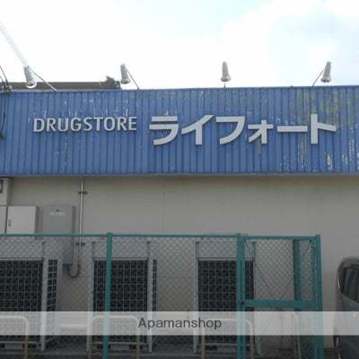 ドラックストア　ドラッグストアライフォート江口店（ドラッグストア）まで387m
