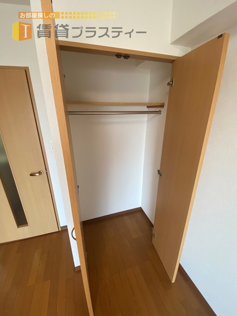 収納　一人なら十分な収納です。