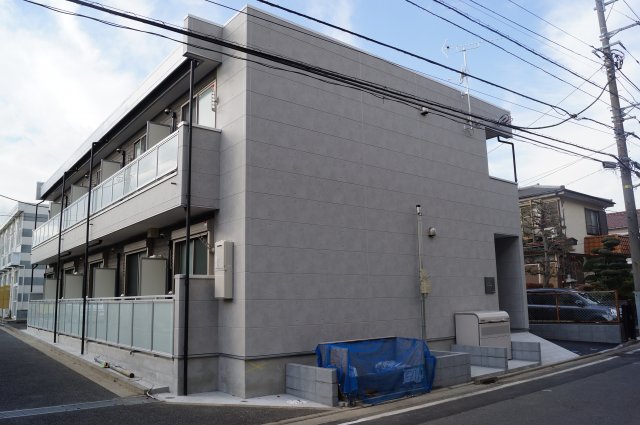 建物外観　ホームセキュリティ完備のアパートです。