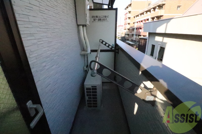 バルコニー　広いバルコニーになってます！