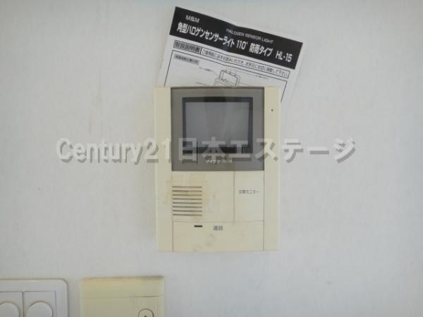 セキュリティ　安心のＴＶモニターホン完備です
